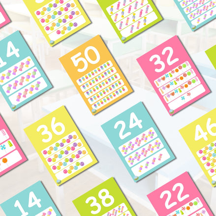 Number 1-50 Flashcards