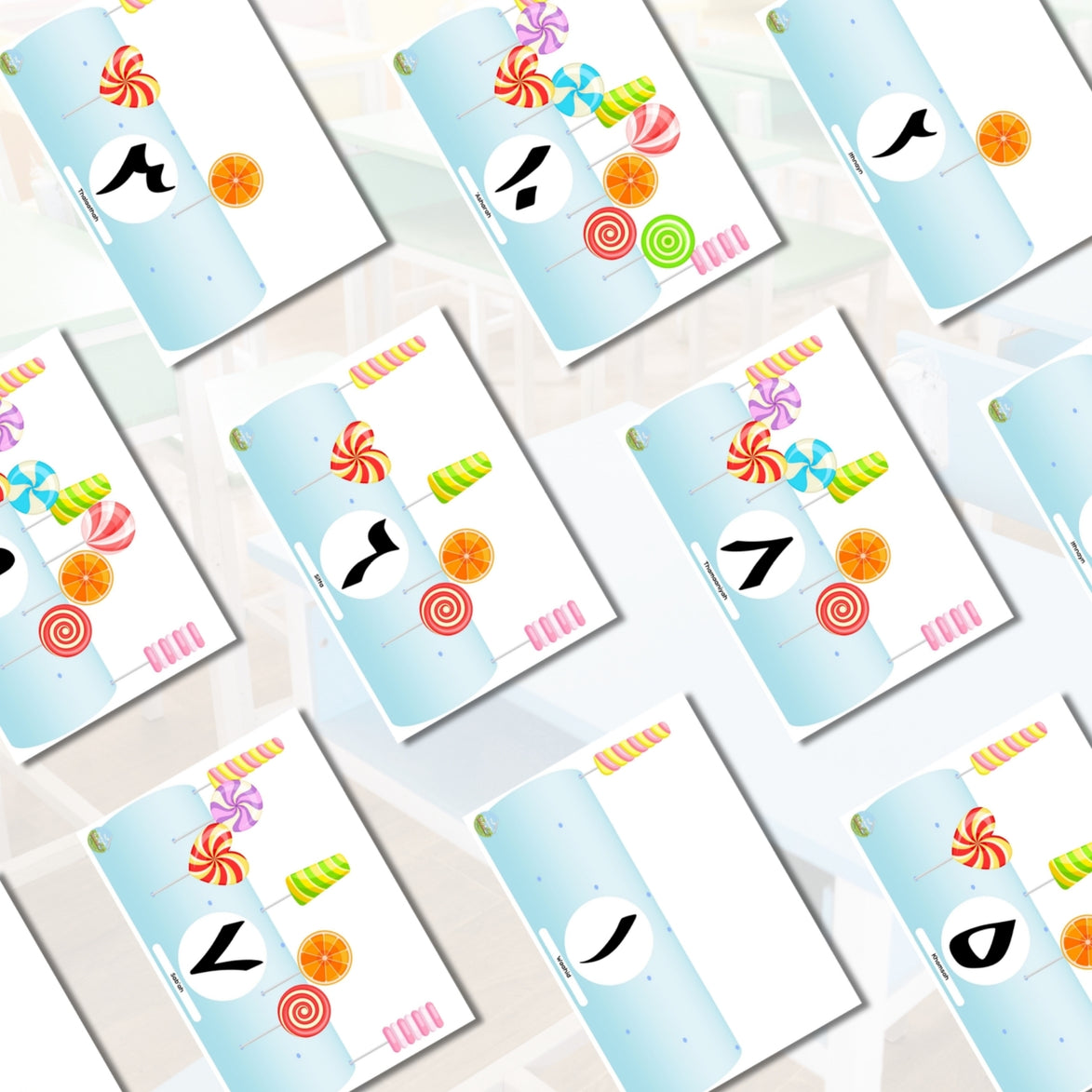 Arabic Counting 1-10 Flashcards