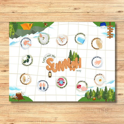 Kids Sunnah Eating Mats