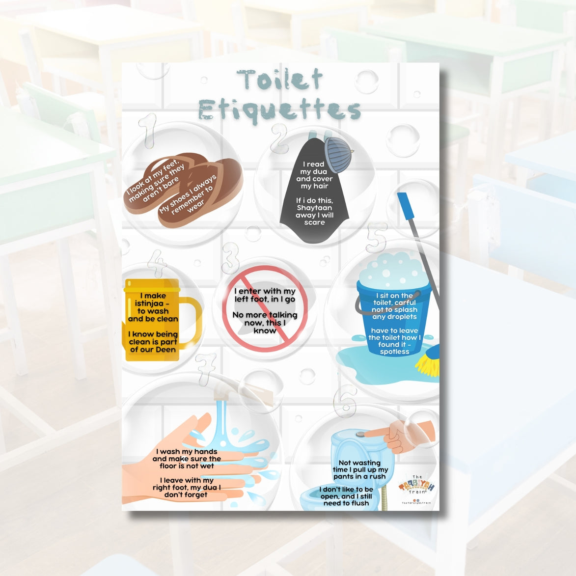 Toilet Etiquette A3 Chart