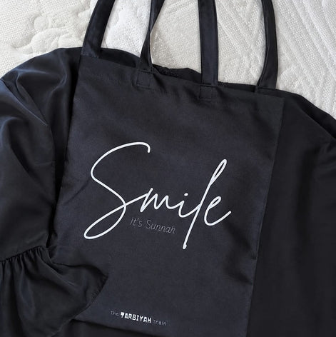 Smile It's Sunnah Tote