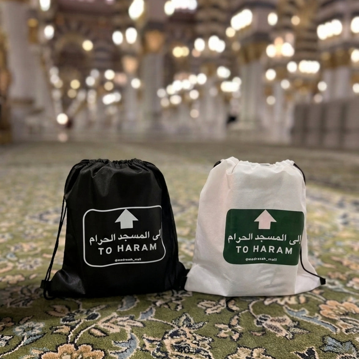 To Haram Drawstring Bag