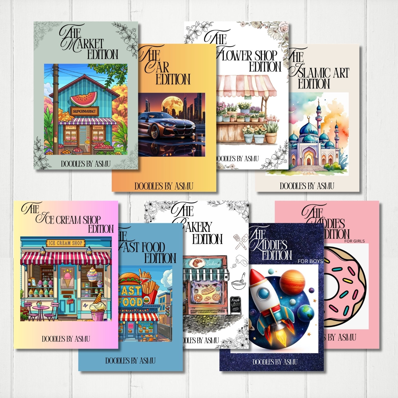Doodles Colouring Books
